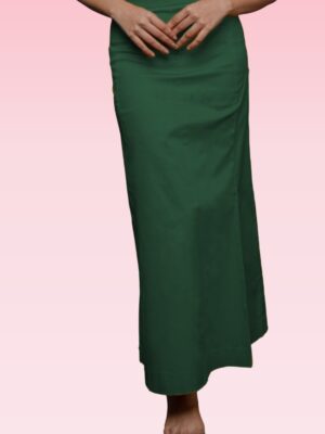 Bottle Green Saree Shapewear