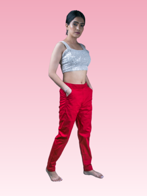 Maroon Cotton Pant